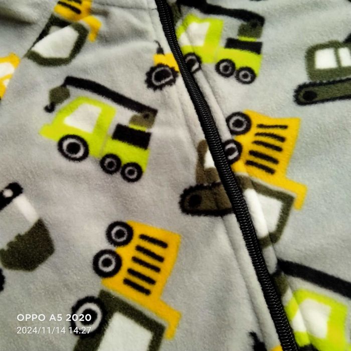 Bluza polarowa polar ciepła 122 traktor koparka Spiderman