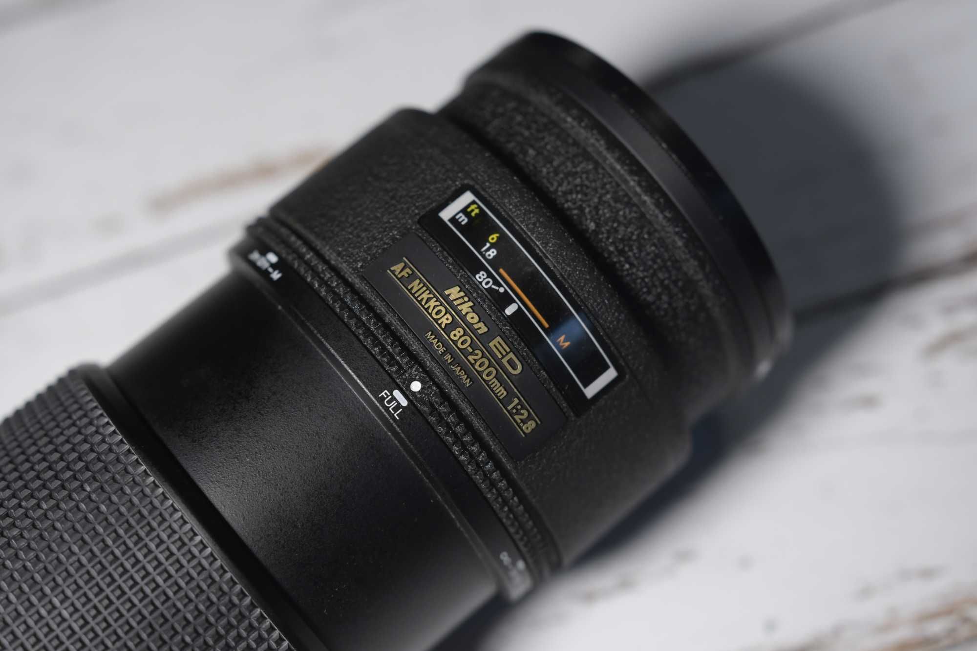 Nikkor 80-200mm f/2.8 AF – BDB - Etui plus filtr