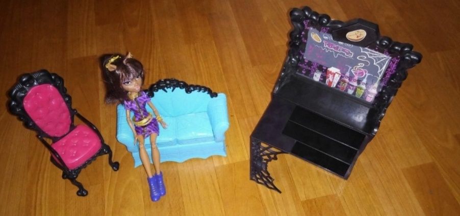 Monster High Clawdeen Wolf lalka i meble