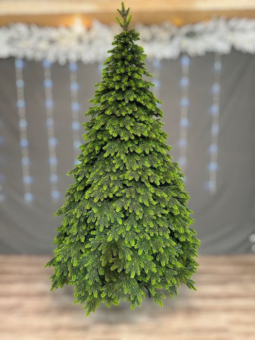 Ялинка штучна лита 1,8м з салатовими кінчиками пишна Елка литая 180 см