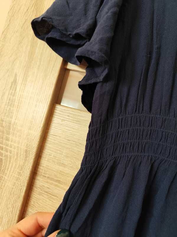ciążowa sukienka H&M L granatowa wyp na M