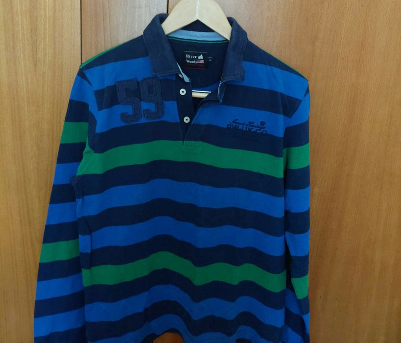 Camisola com riscas da River Woods para 16 anos
