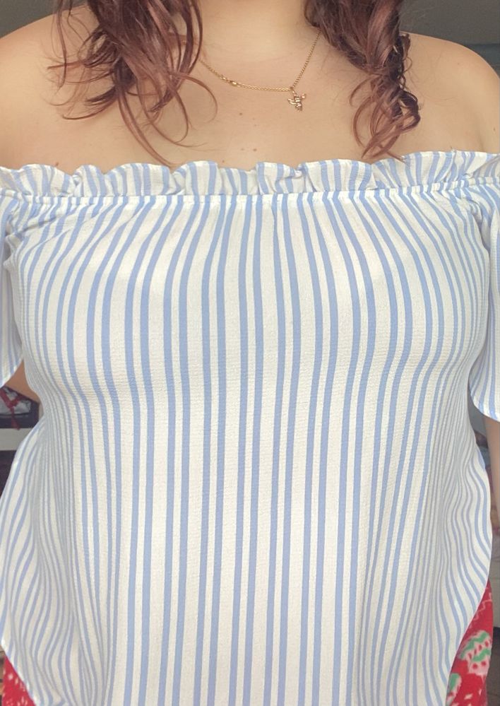 Top fe verao azul