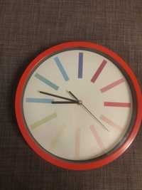 Kolorowy zegar ścienny