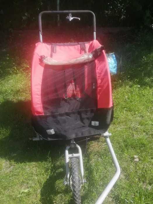 Przyczepka rowerowa dla dziecka, riksza