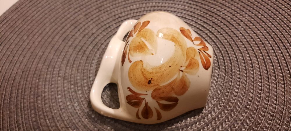 Wazonik amfora na ścianę PRL