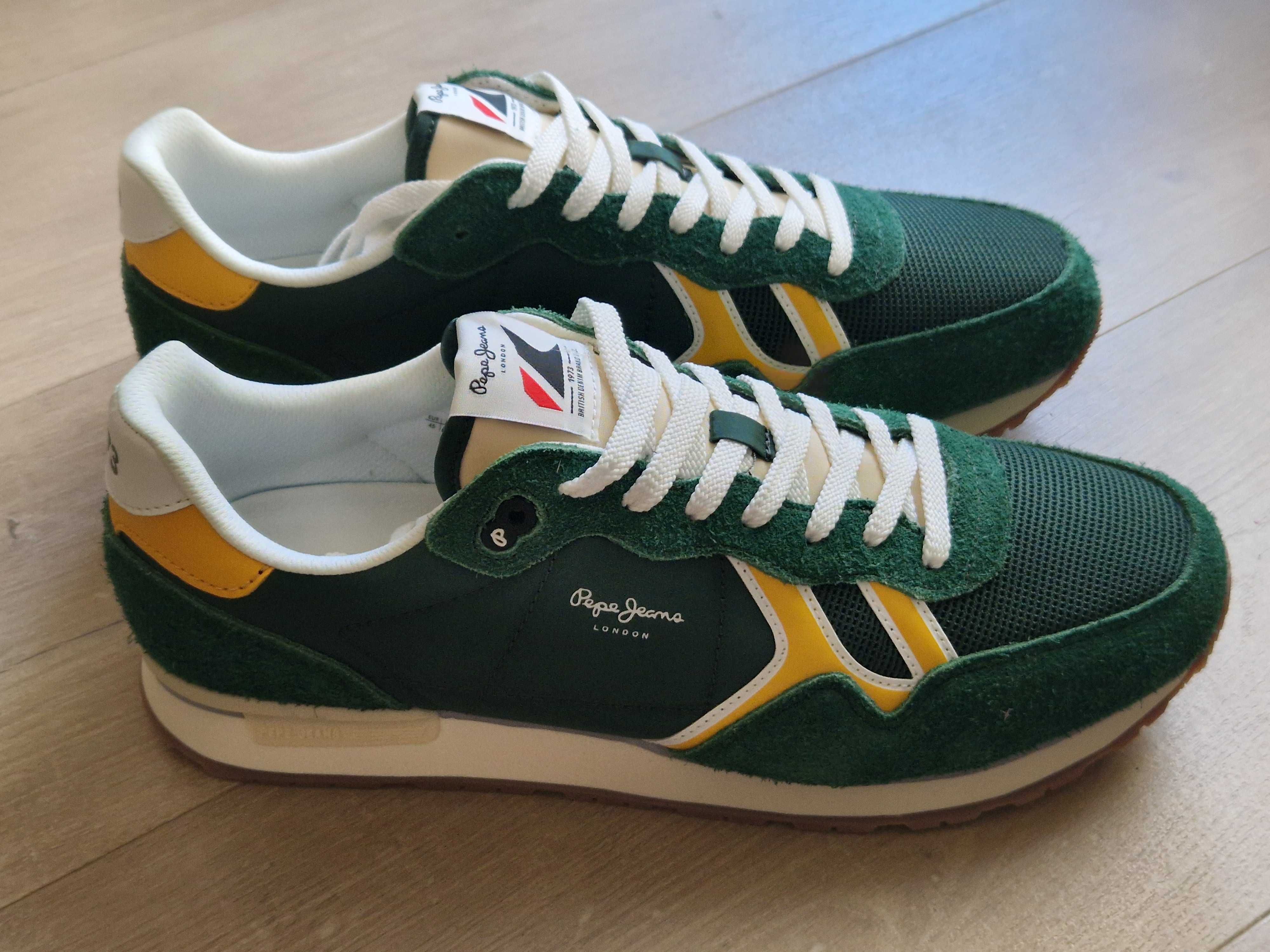Nowe buty Pepe Jeans Brit Fun Ivy Green roz. 45 29cm