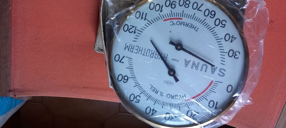 Termometro de sauna higrometro