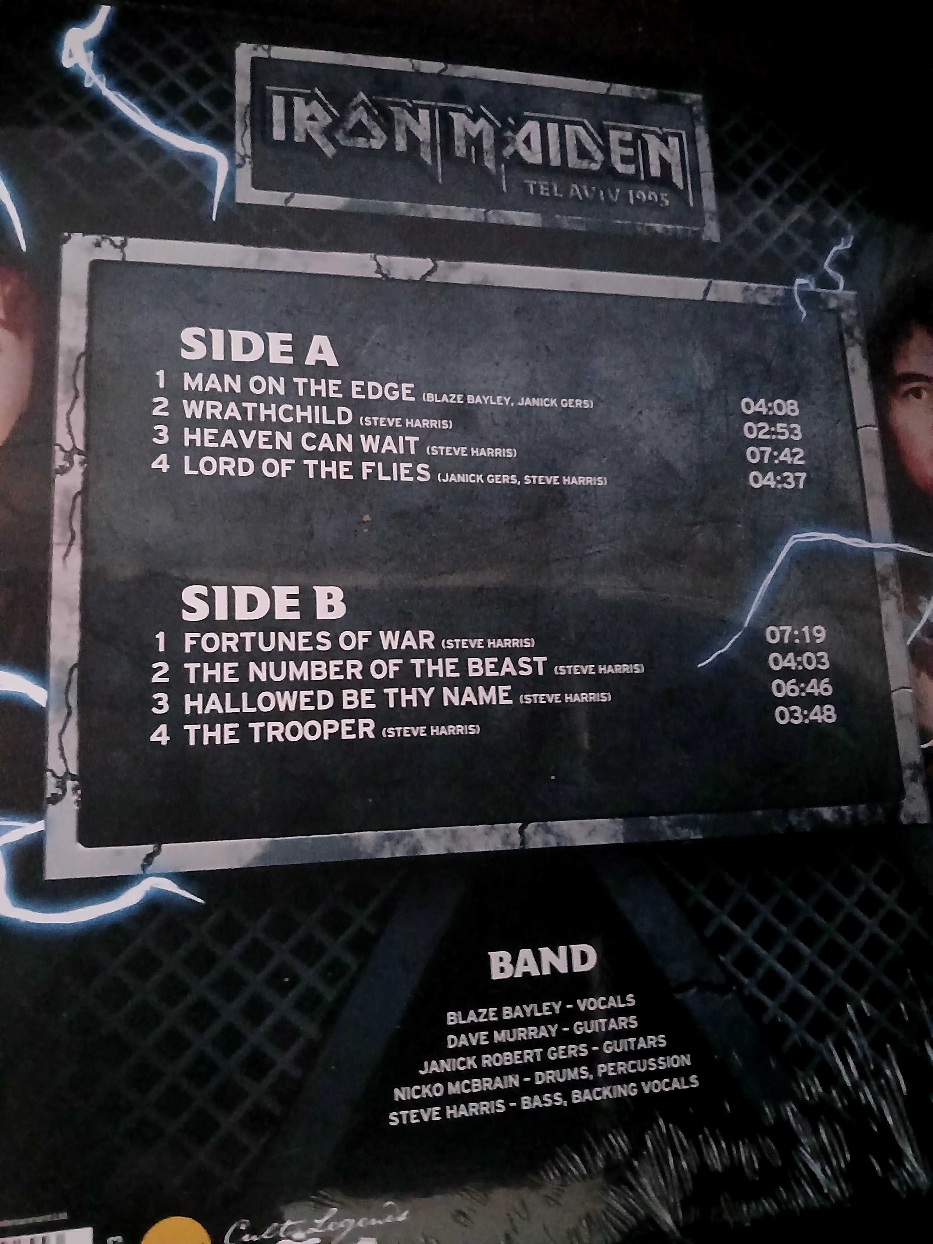 IRON MAIDEN  - Bootleg / Unofficial / Vinil /Novo