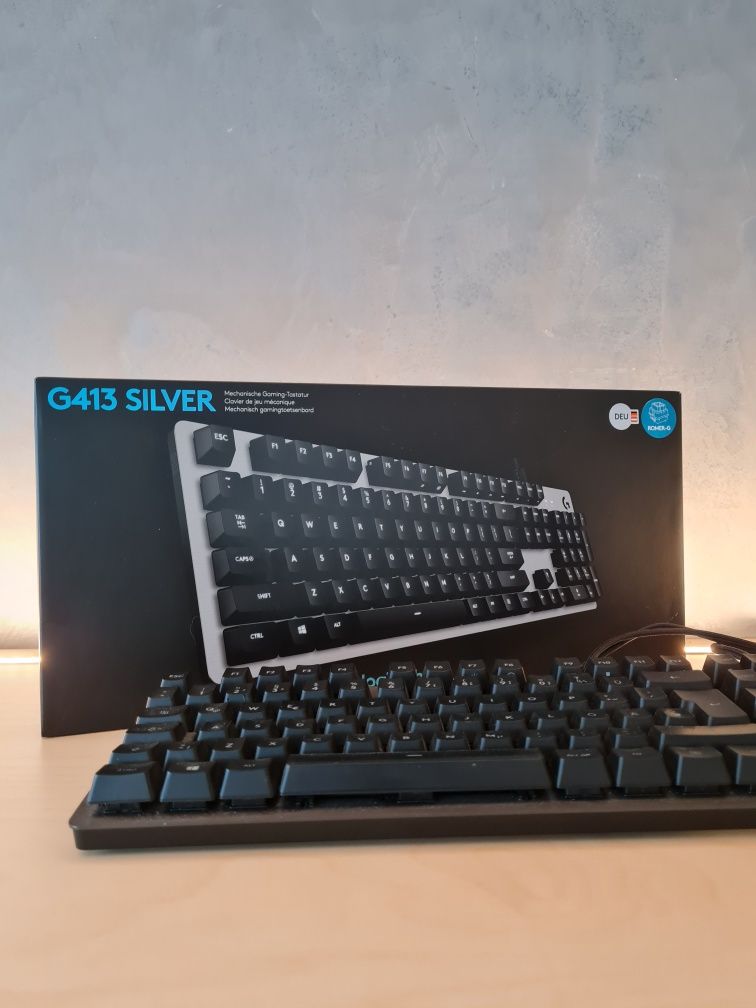 Teclado LOGITECH G413 silver ROMER-G