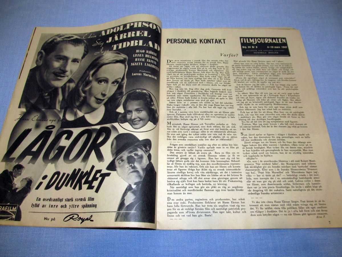 FilmJournalen nr 10 z 4-10 marzec 1942 r.