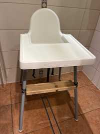 Krzesełko do karmienia IKEA ANTILOP + podnóżek