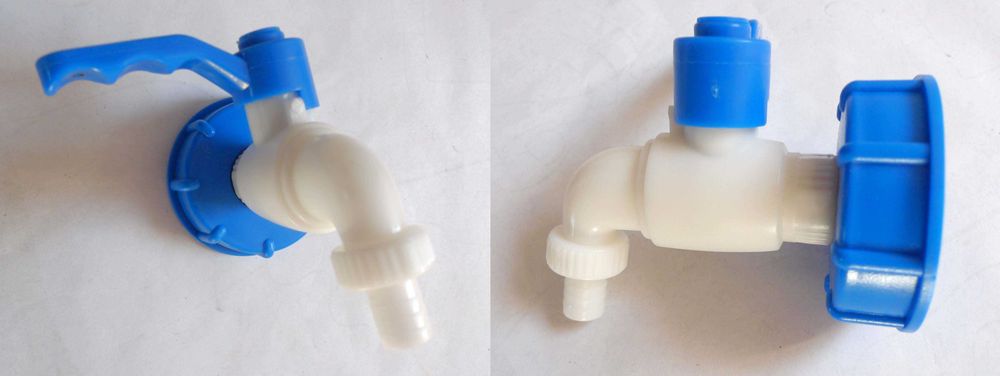 Kran 1/2" do zbiornika Mauzer + redukcja 6cm na 1/2 cala