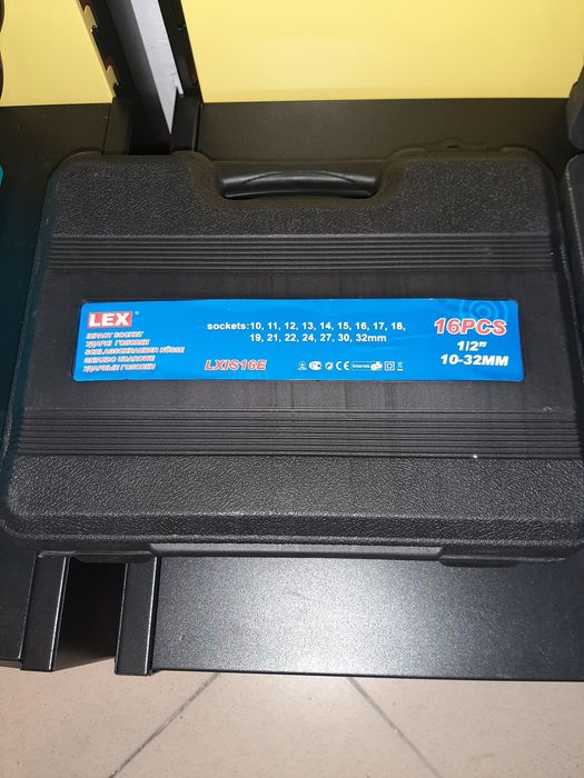 Набор ударных головок LEX LXIS16E 16 ед. 1/2": 10-32мм Чехия Качество