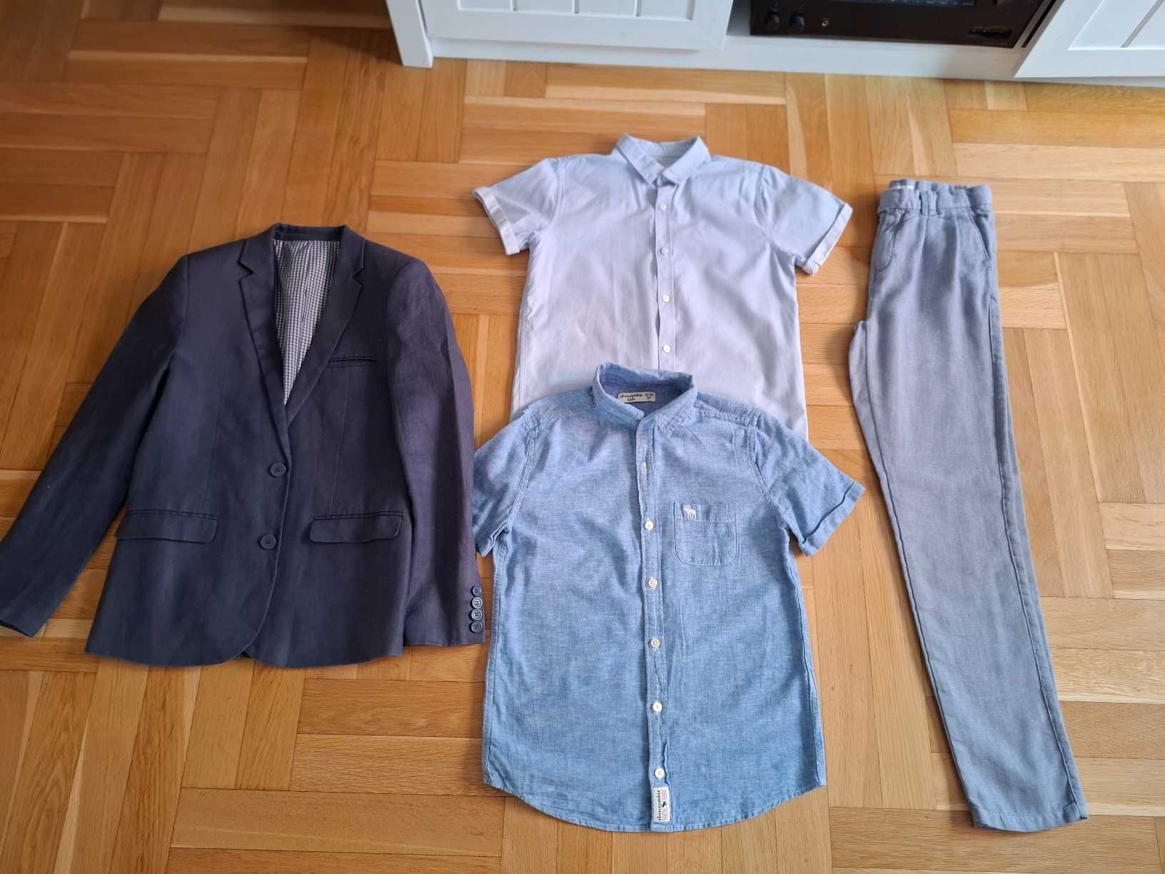 ZARA Abercrombie River Island  M&S len bawełna 164/170 garnitur