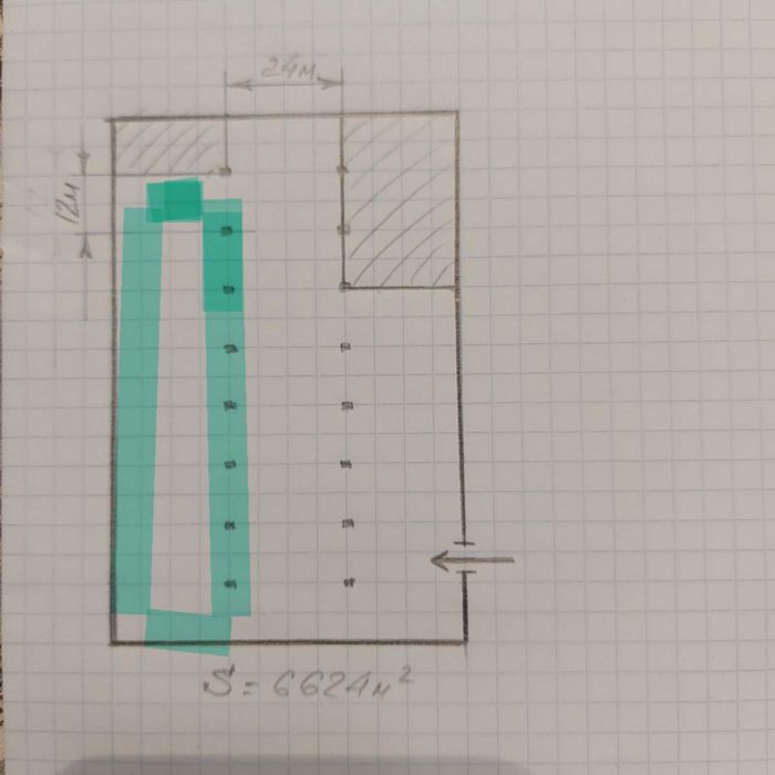 склад-виробництво 2300м2 , капіт., сухе, зайде фура, Н-10м, кран 10т