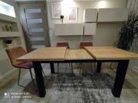 Stół rozkładany 140 do 200/80/75 metal , loft, nogi proste