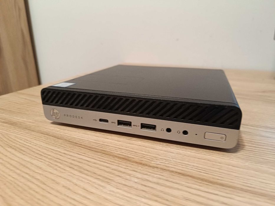 Mini Komputer HP PRO DESK 600 G5 - i7-8700T 12x2,4 Ghz - 8/256 GB