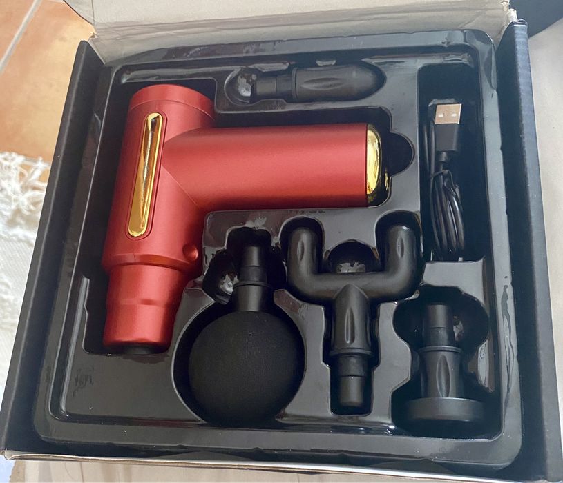 Pistola Massage ,novo na caixa todos accesorios