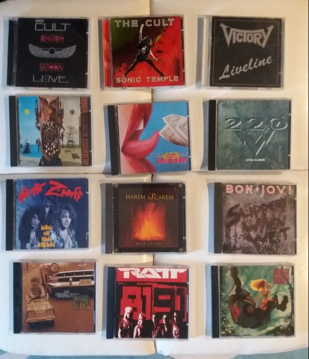 Lote de Cds de HARD ROCK