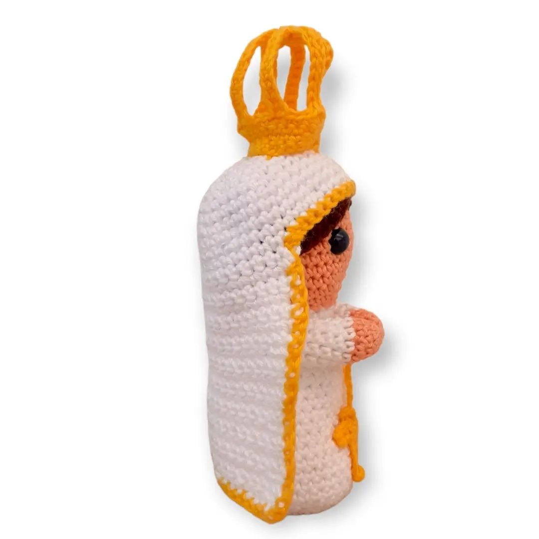 Nossa Senhora de Fátima em crochet (amigurumi)