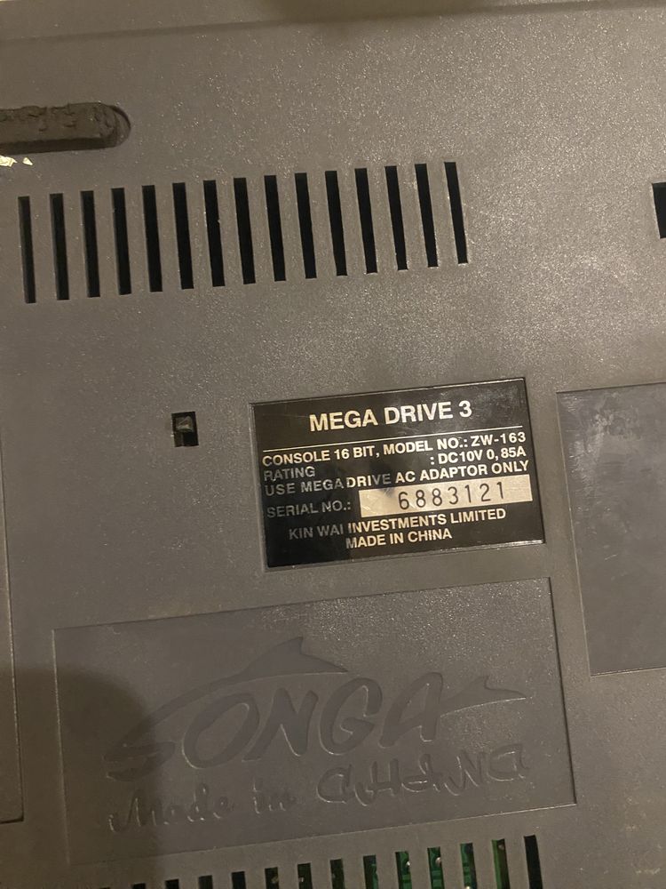 Игра Songa Mega drive 3