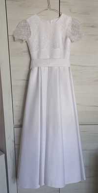 Sukienka, alba komunijna dla dziewczynki rozmiar 134