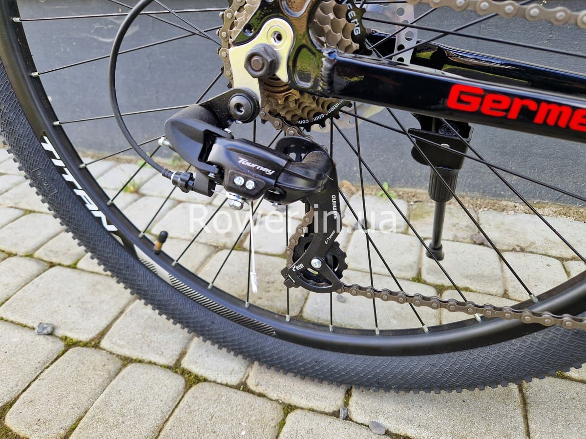 Новинка! Алюмінієвий велосипед Titan Germes V3 27.5 Black Red рама-20"