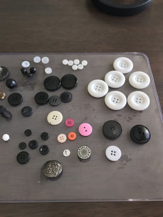 Vários botões diferentes cores