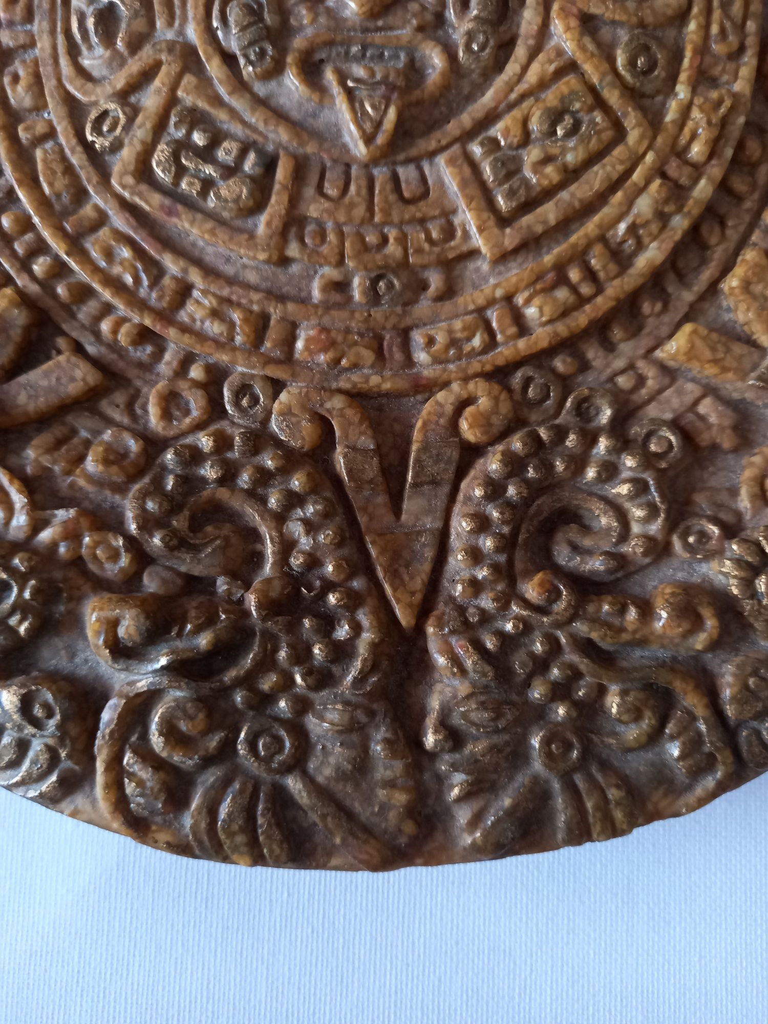 Calendario Maya De Sol Vintage Antigo Azteca