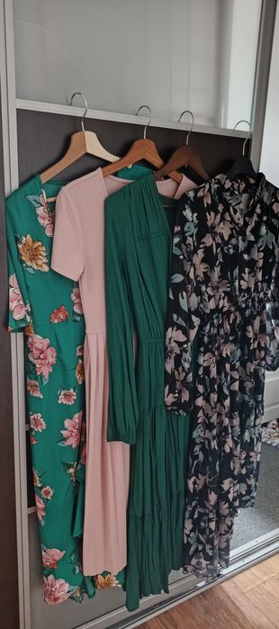 Zestaw eleganckich sukienek midi M