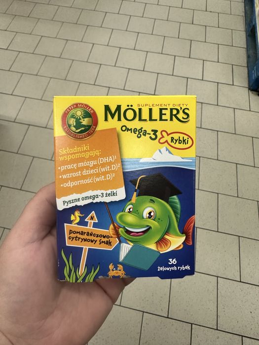 Омега 3 рибки дитячі mollers