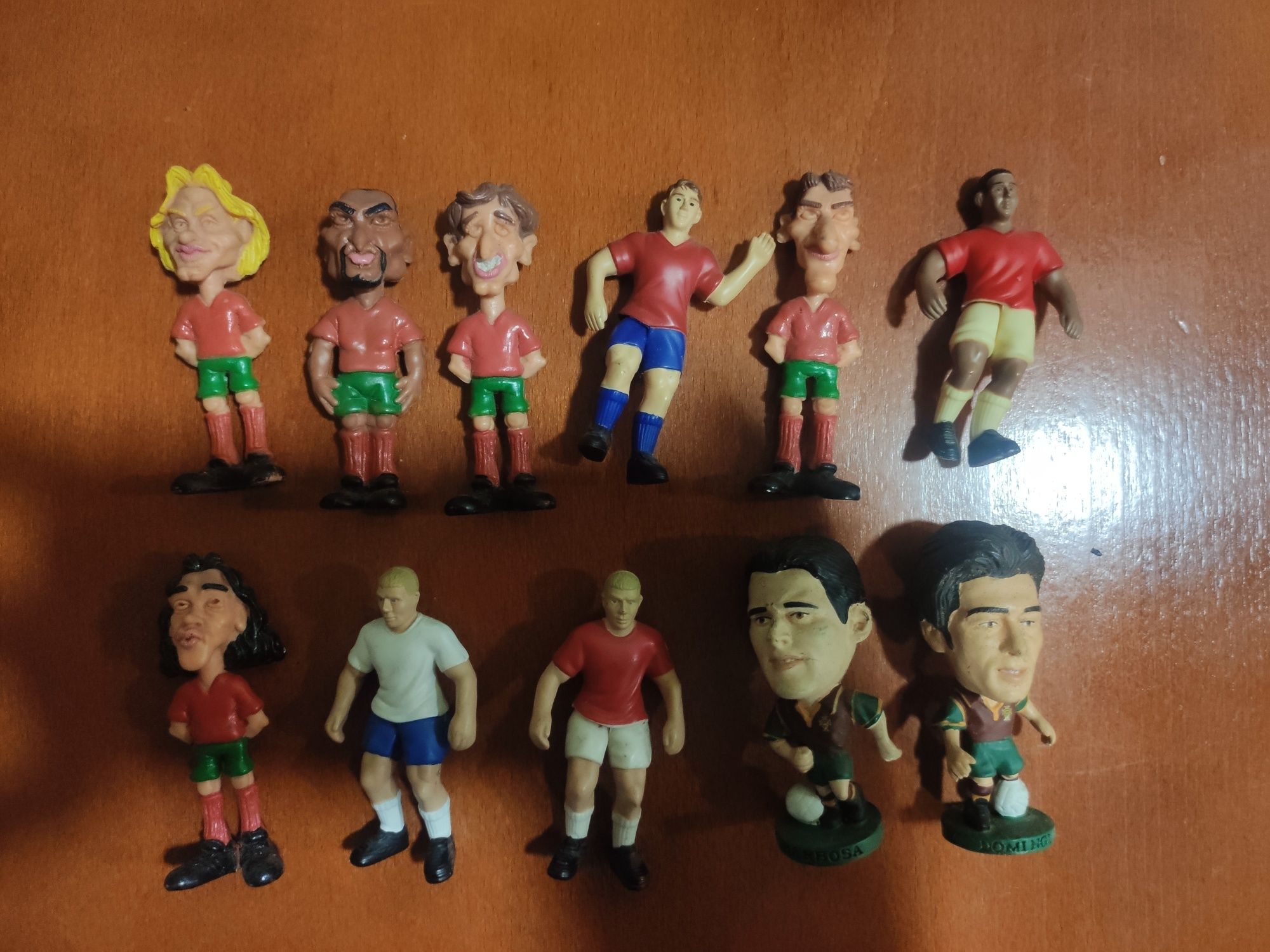 Coleção antiga dos craques do futebol