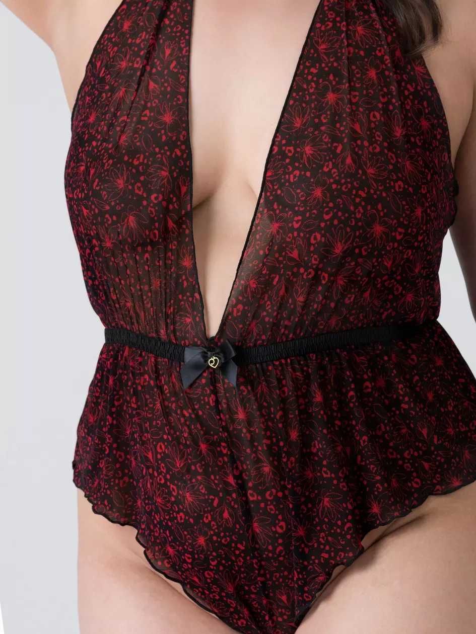 r XL-XXXL PLUS SIZE body z odkrytymi plecami, sexy Strój