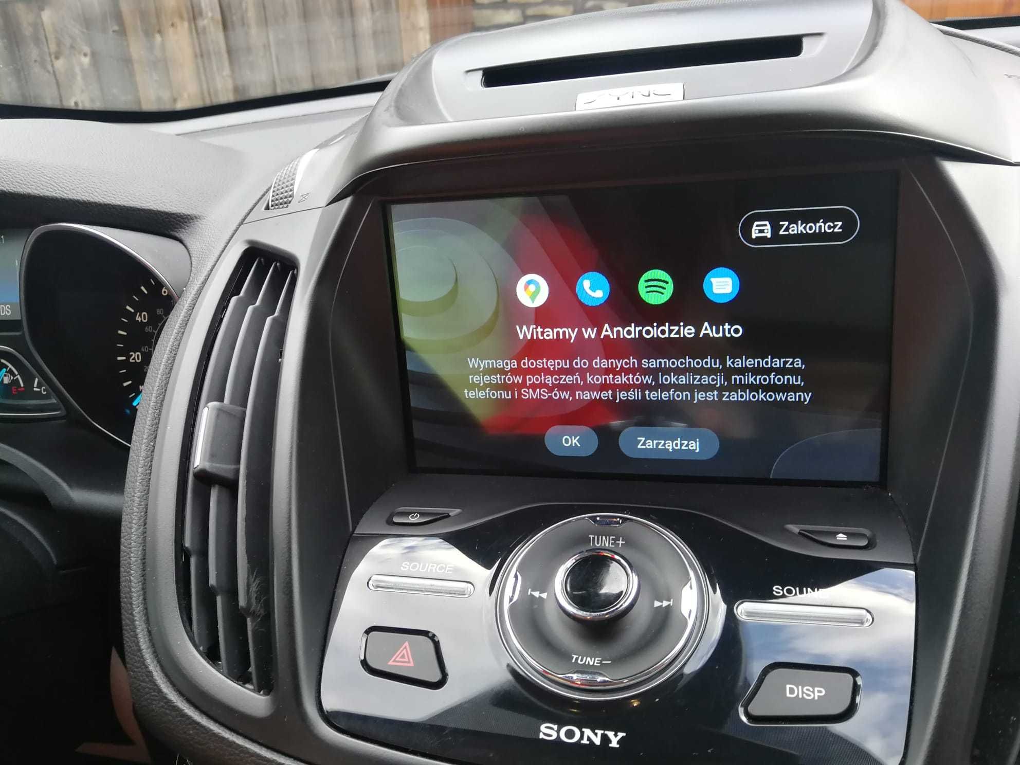 Polskie menu KAMERA mapy Carplay Android AUDI Mercedes Honda Suzuki