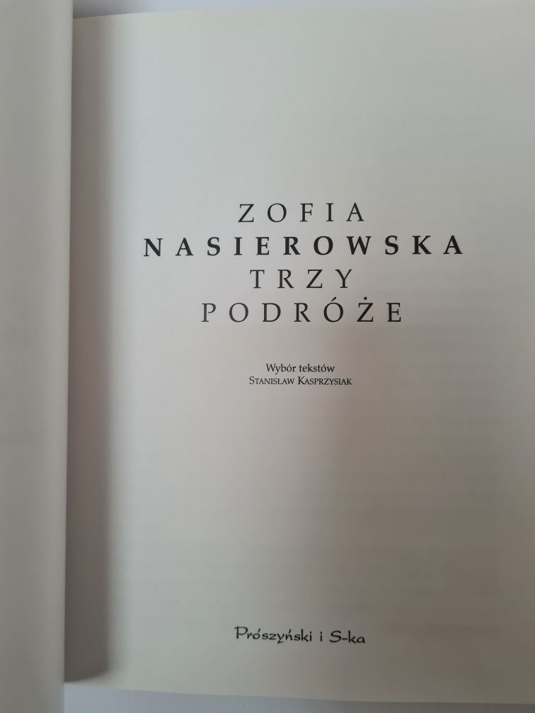 Trzy podróże - Zofia Nasierowska