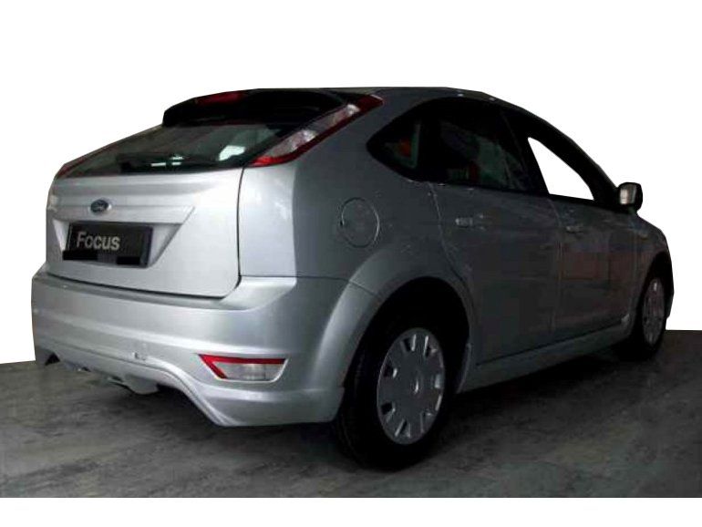 Ford Focus 2008-2011 Sedan Накладка на задний бампер (под покраску)