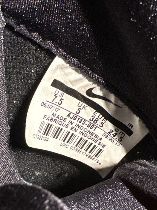 Sapatilhas RARAS Nike Cortez Leather Triple Black (GS)