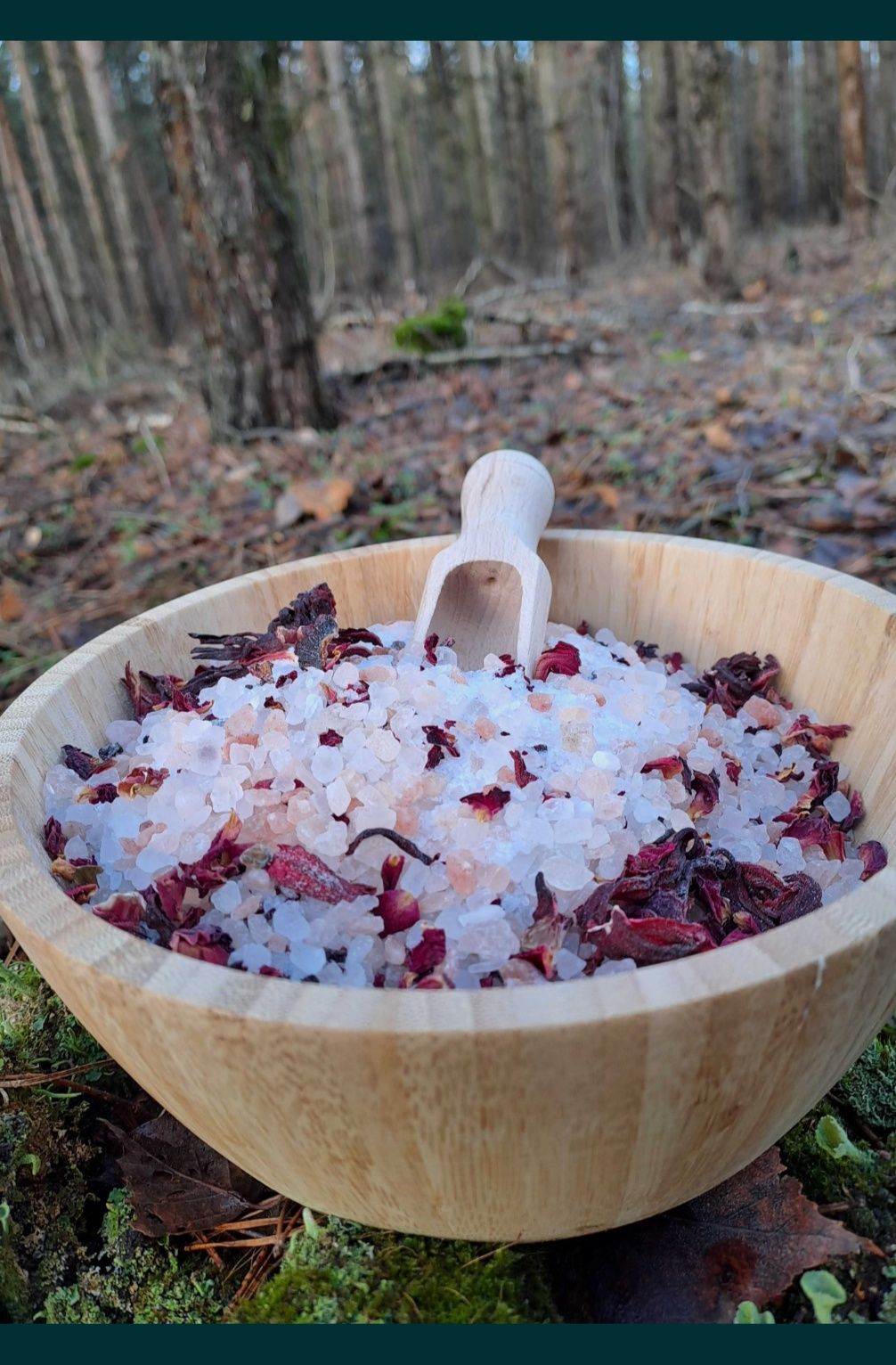 Zestaw soli do kąpieli 3x500g, lawendowa, różana,rumiankowo-nagietkowa