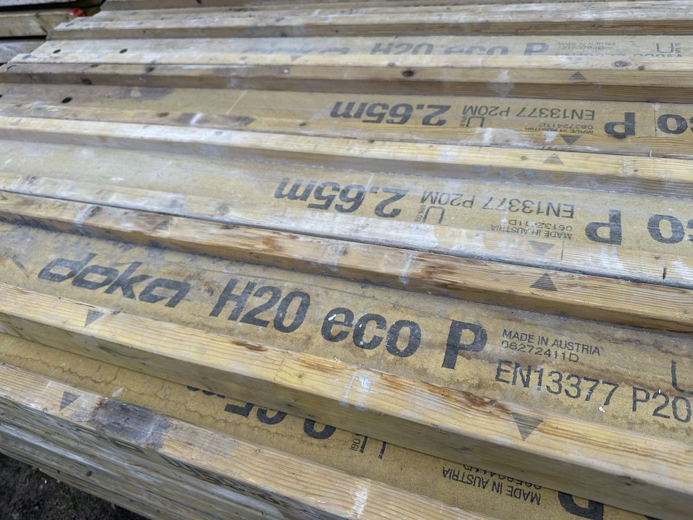 Dzwigar budowlany doka 2,65 belka strop szalunek dzwigary stemple H20