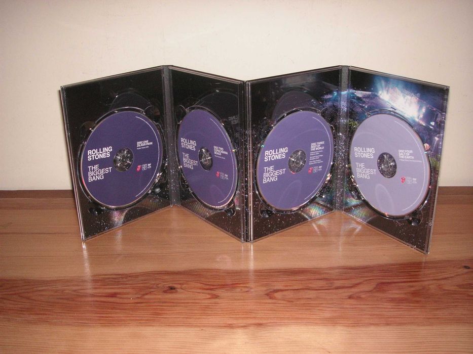 DVD Rolling Stones - The Biggest Bang World Tour Concert - Caixa 4 Dvd