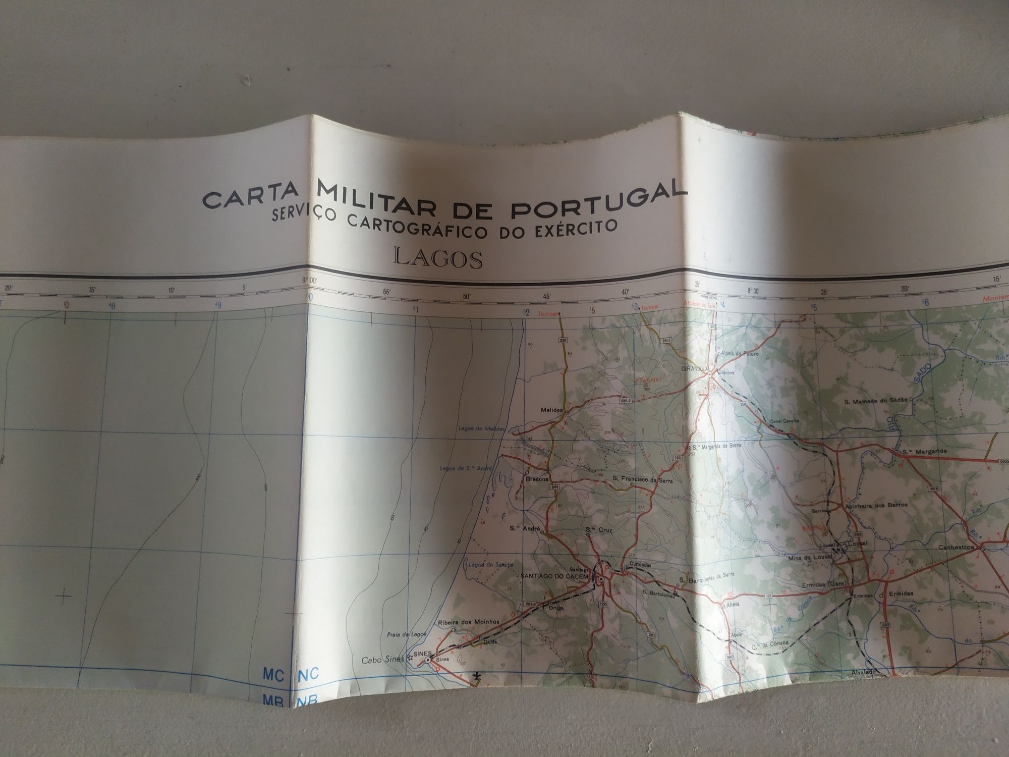 Carta Militar de Portugal. Serviço Cartográfico do Exército