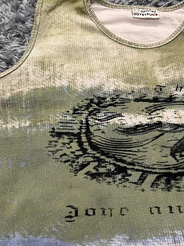 Avangarde print tank top y2k swag