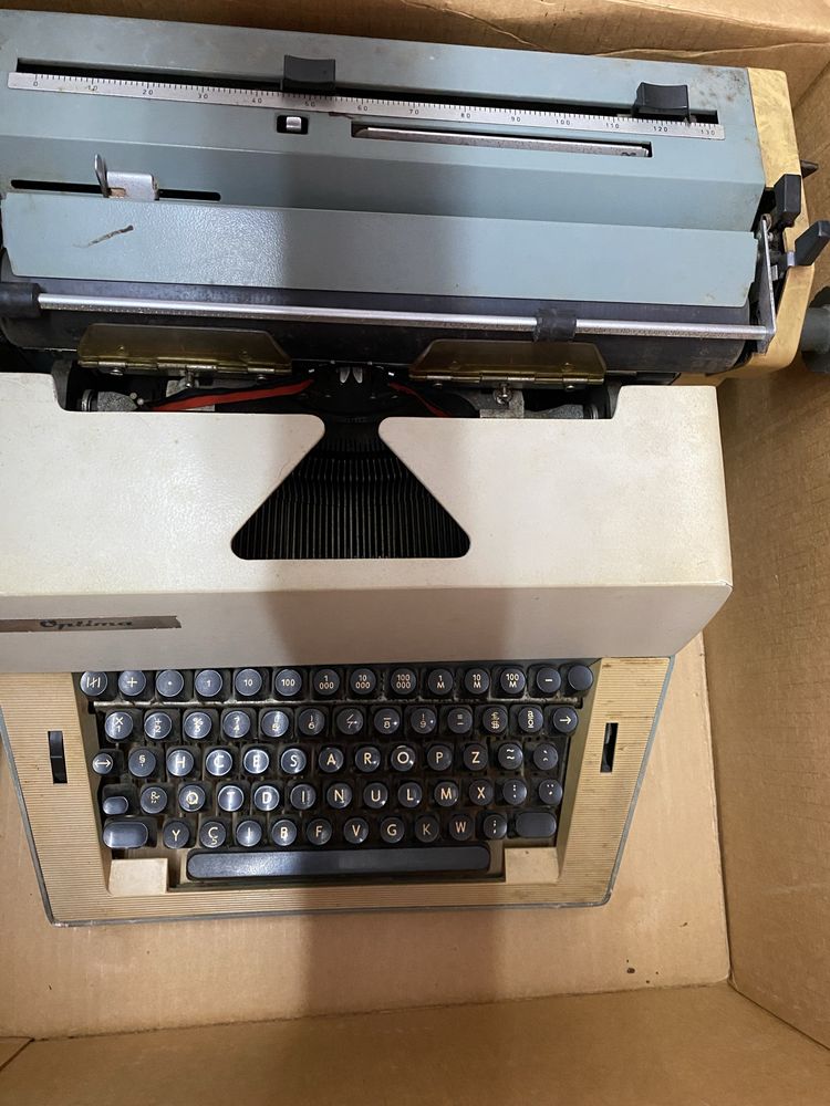 Maquina escrever antiga OPTIMA