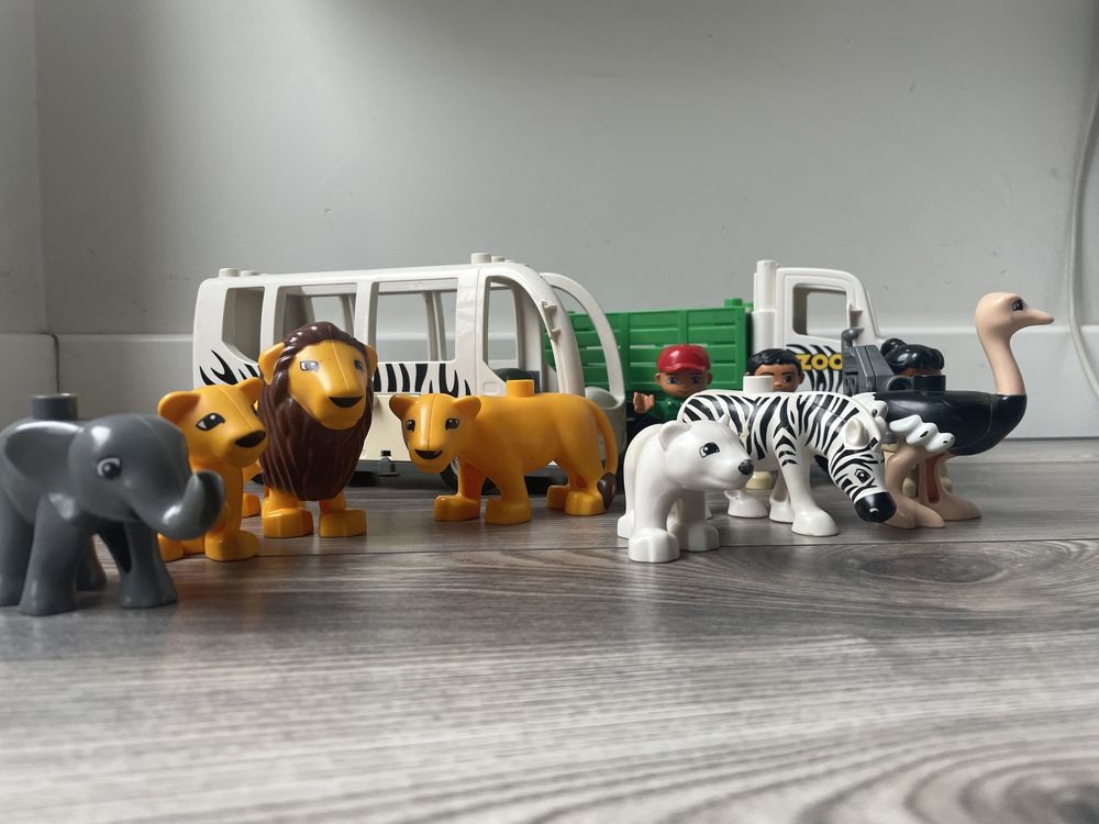 Lego Duplo zoo safari dwa zestawy 10502 i 6172