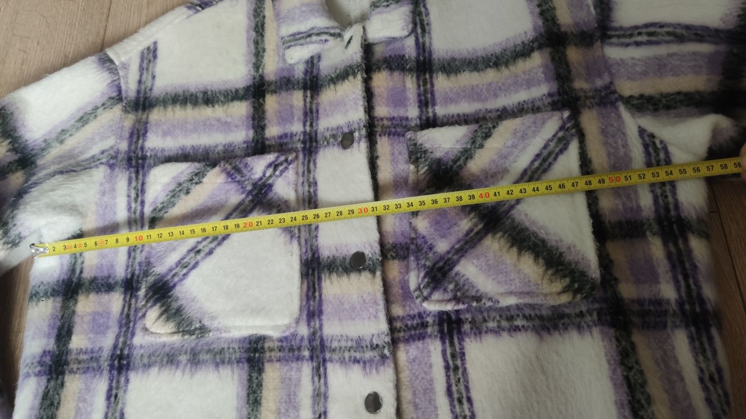 Kurtka w kratę cropp r. S/M