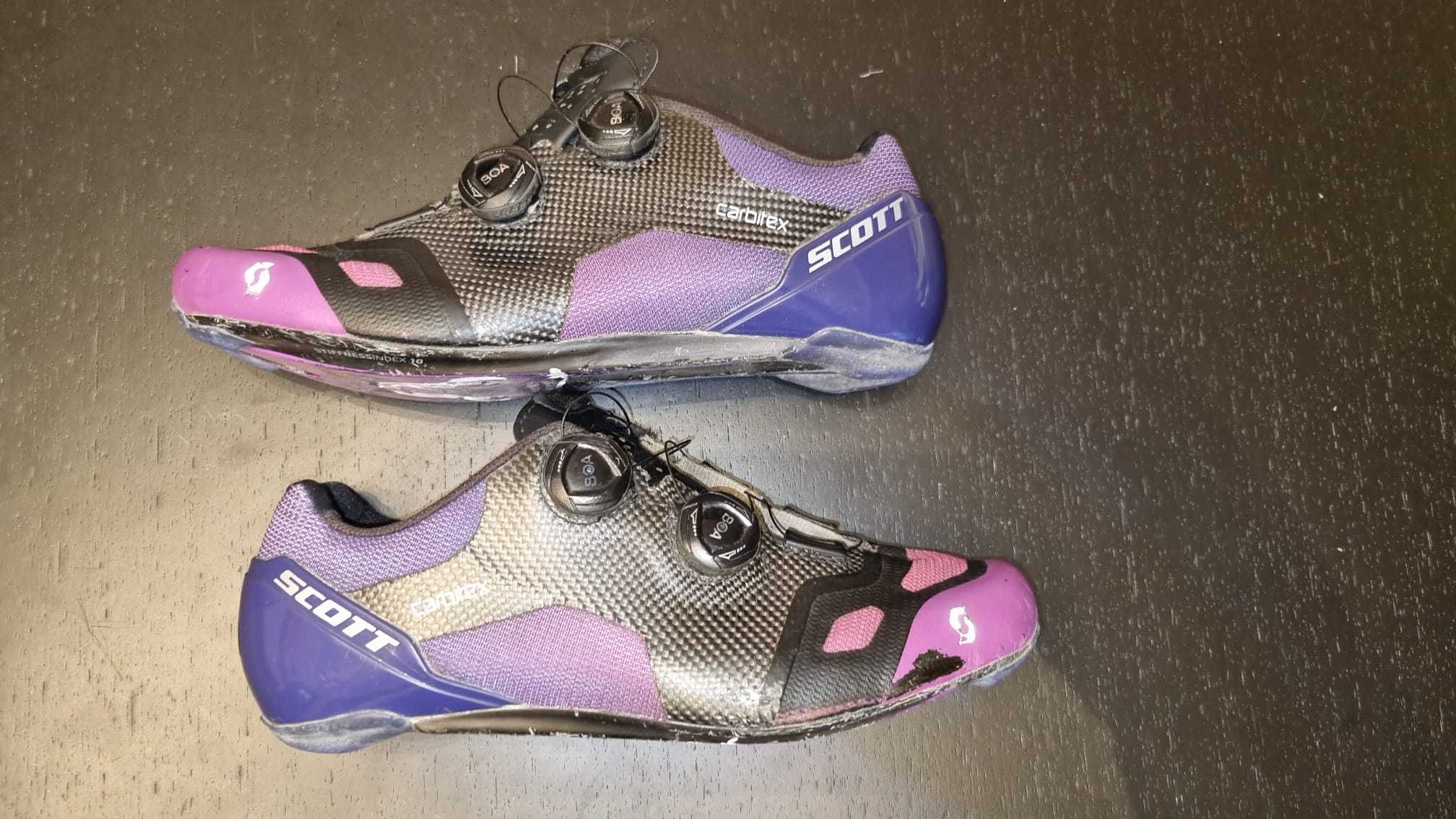 sapatos estrada em carbono scott rc supersonic nº41.