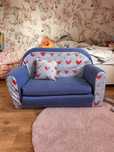 Rozkładana personalizowana sofa piankowa dziecięca