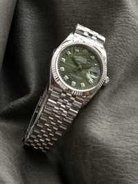 Rolex Datejust 36mm srebrny/zielony