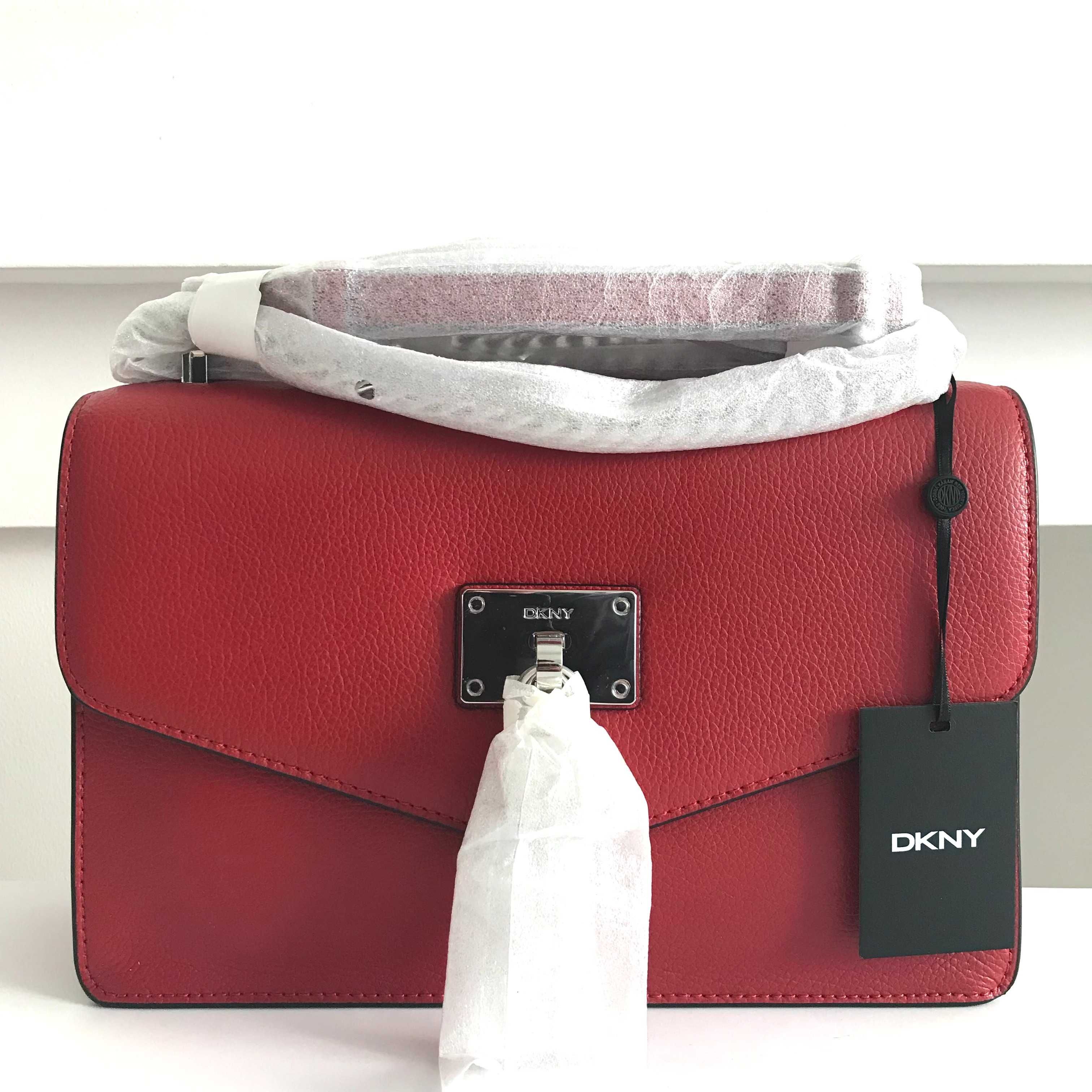 Сумка шкіряна DKNY Elissa Flap Shoulder Bag R1338281 оригінал